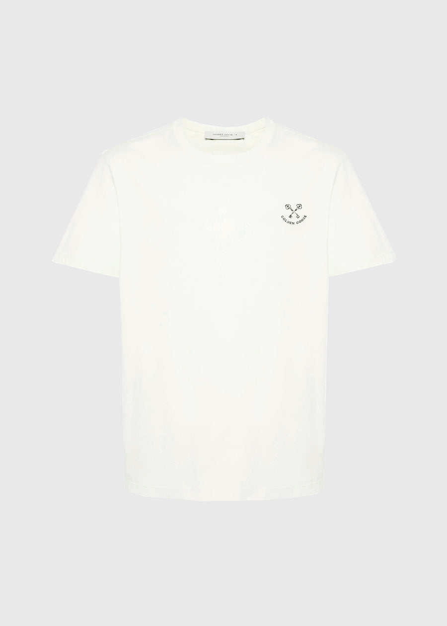 Golden Goose T-Shirt para hombre con estampado GLG-GMP01220