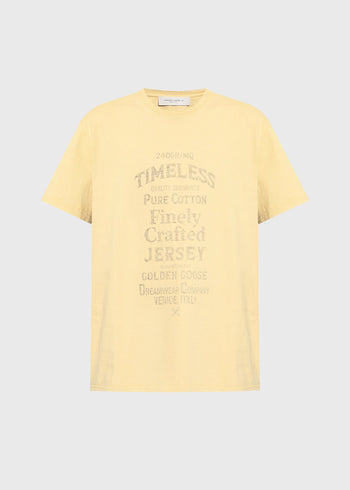 Golden Goose T-Shirt para hombre con estampado GLG-GMP01220