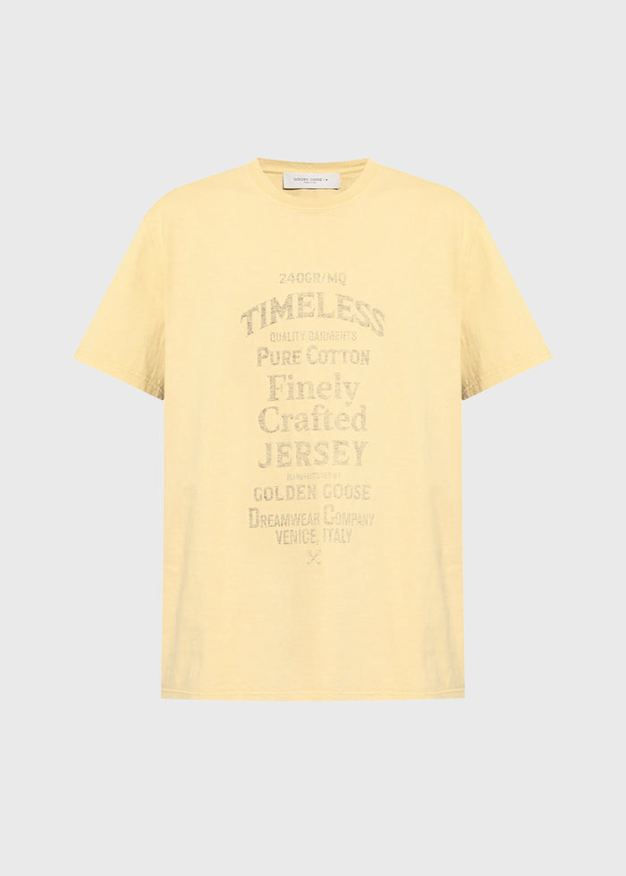 Golden Goose T-Shirt para hombre con estampado GLG-GMP01220