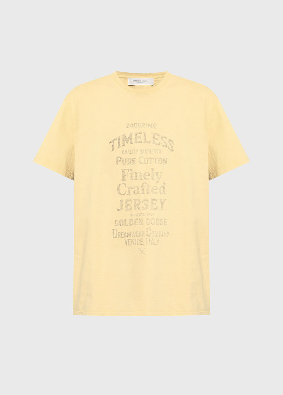 Golden Goose T-Shirt para hombre con estampado GLG-GMP01220