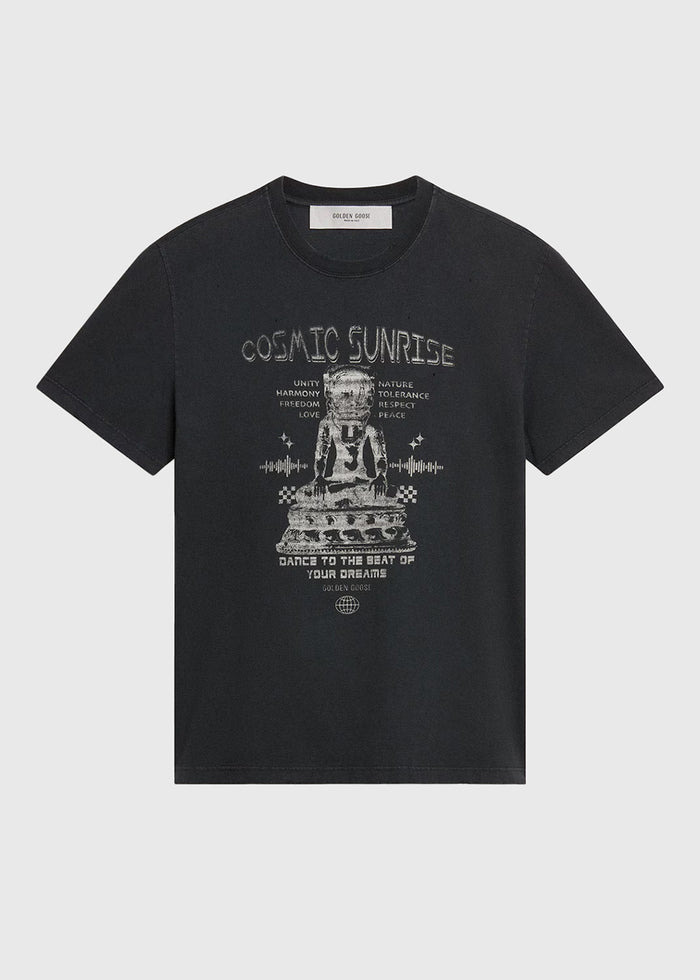 Golden Goose T-Shirt para hombre con estampado GLG-GMP01220