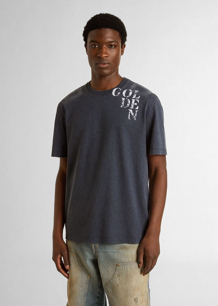 Golden Goose T-Shirt para hombre con estampado GLG-GMP01220