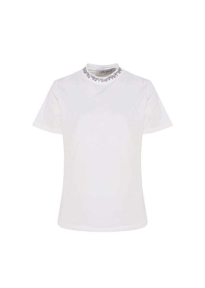 Golden Goose T-Shirt para mujer con estampado GLG-GWP01220