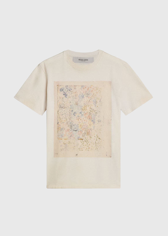 Golden Goose T-Shirt para mujer con estampado GLG-GWP01220