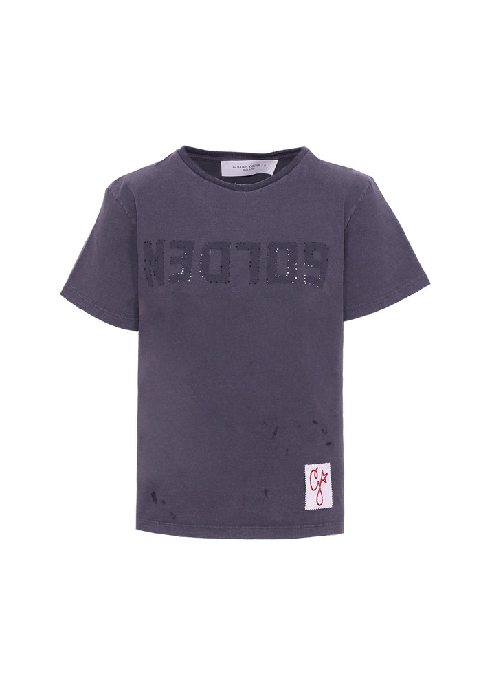 Golden Goose T-Shirt para mujer con estampado GLG-GWP01221