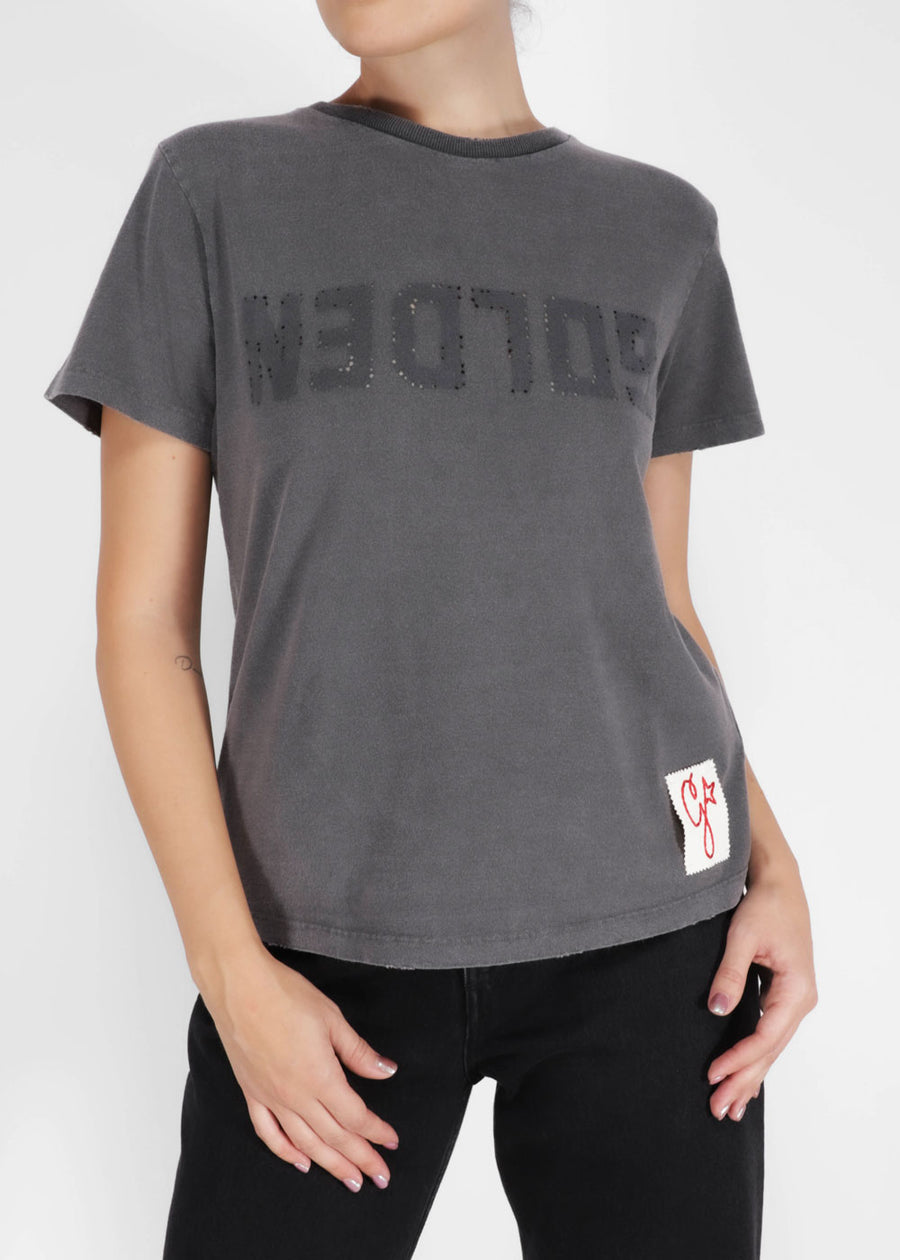Golden Goose T-Shirt para mujer con estampado GLG-GWP01221