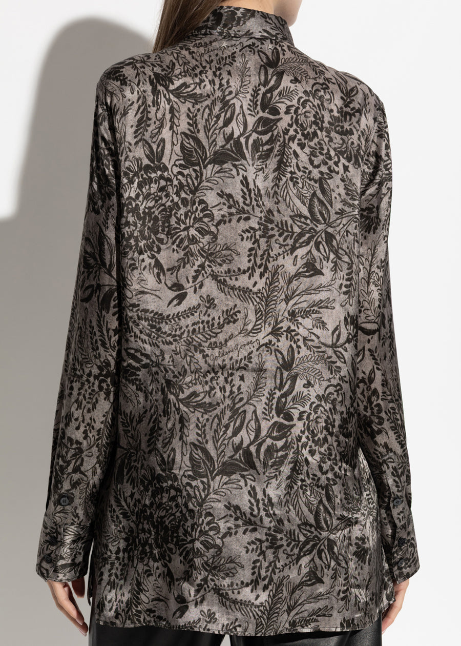 Golden Goose Camisa Oversize Estampada GLG-GWP02263