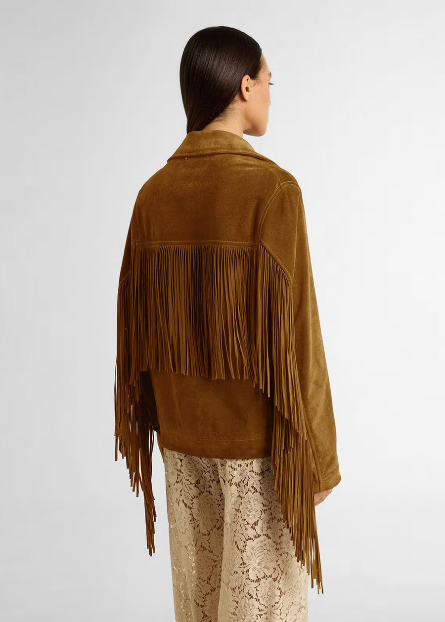 Golden Goose Chamarra con flecos GLG-GWP02368