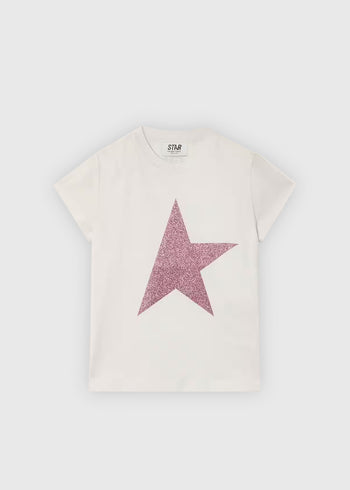 Golden Goose T-Shirt para kids con estampado GLG-P01273