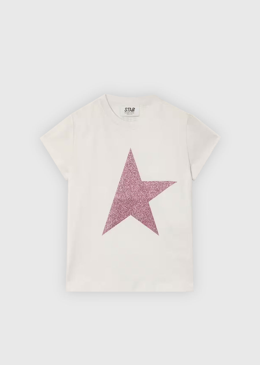Golden Goose T-Shirt para kids con estampado GLG-P01273