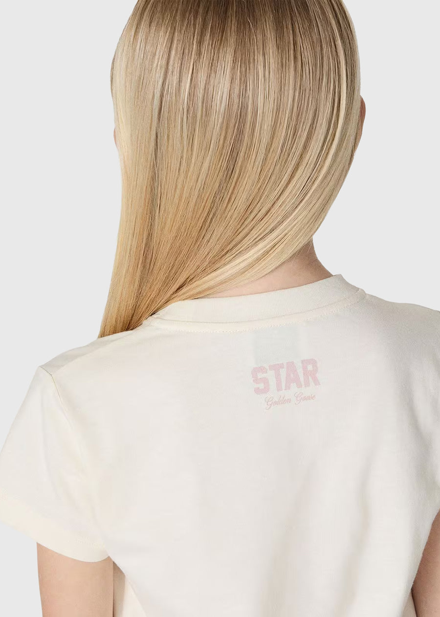 Golden Goose T-Shirt para kids con estampado GLG-P01273