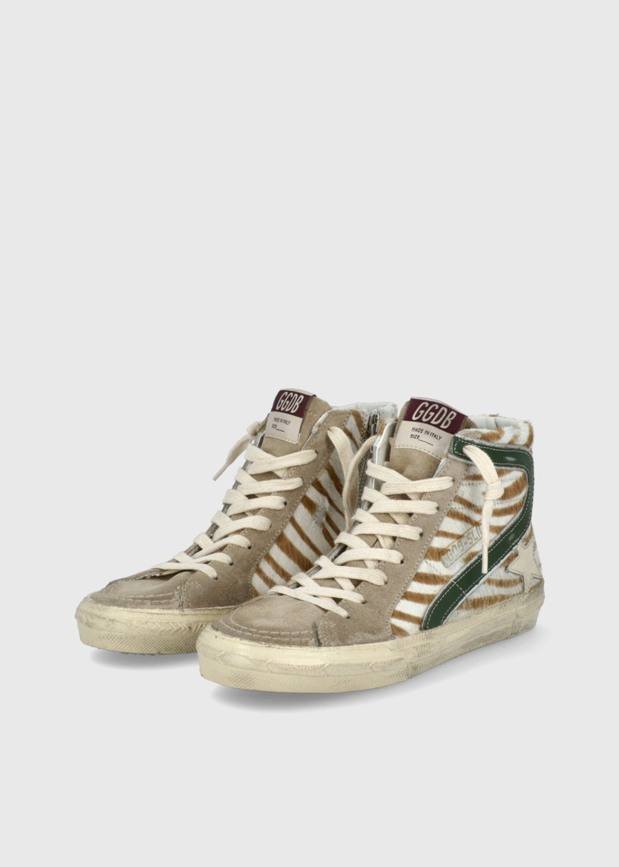 Golden Goose Sneakers altos Slide para mujer GLG-ZDSLIDE