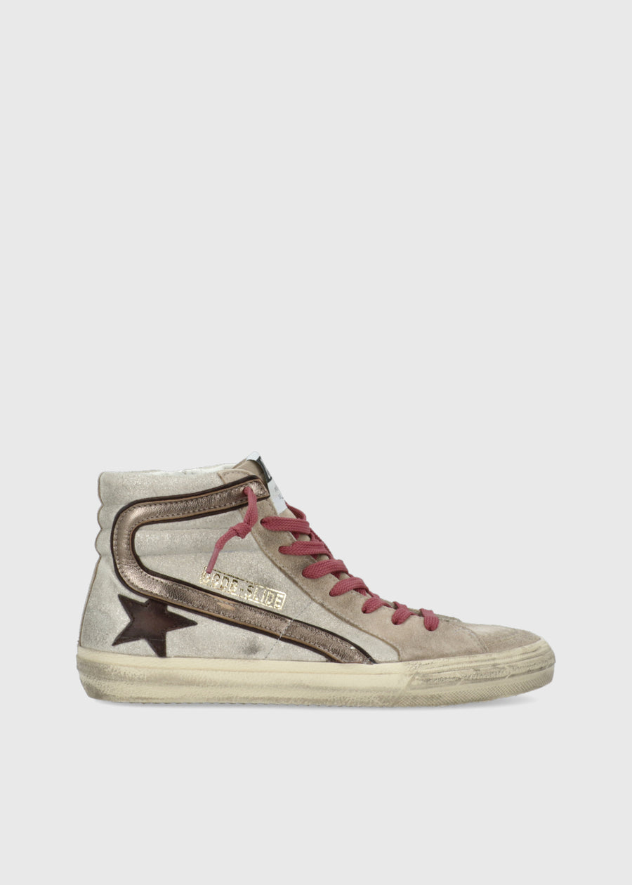 Golden Goose Sneakers altos Slide para mujer GLG-ZDSLIDE