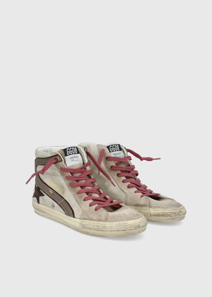 Golden Goose Sneakers altos Slide para mujer GLG-ZDSLIDE