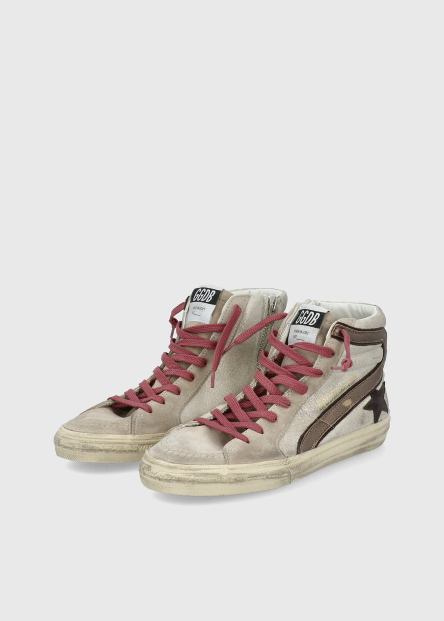 Golden Goose Sneakers altos Slide para mujer GLG-ZDSLIDE