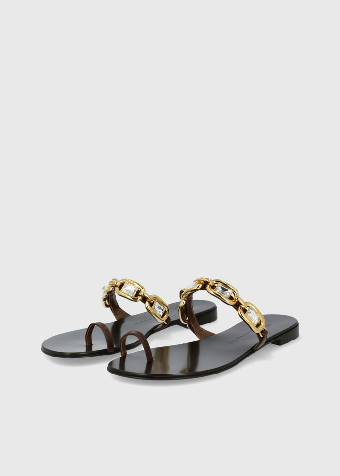 Giuseppe Zanotti Sandalias Planas Chain GSZ-E600021
