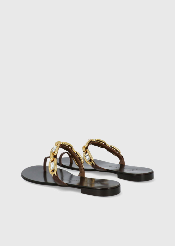 Giuseppe Zanotti Sandalias Planas Chain GSZ-E600021