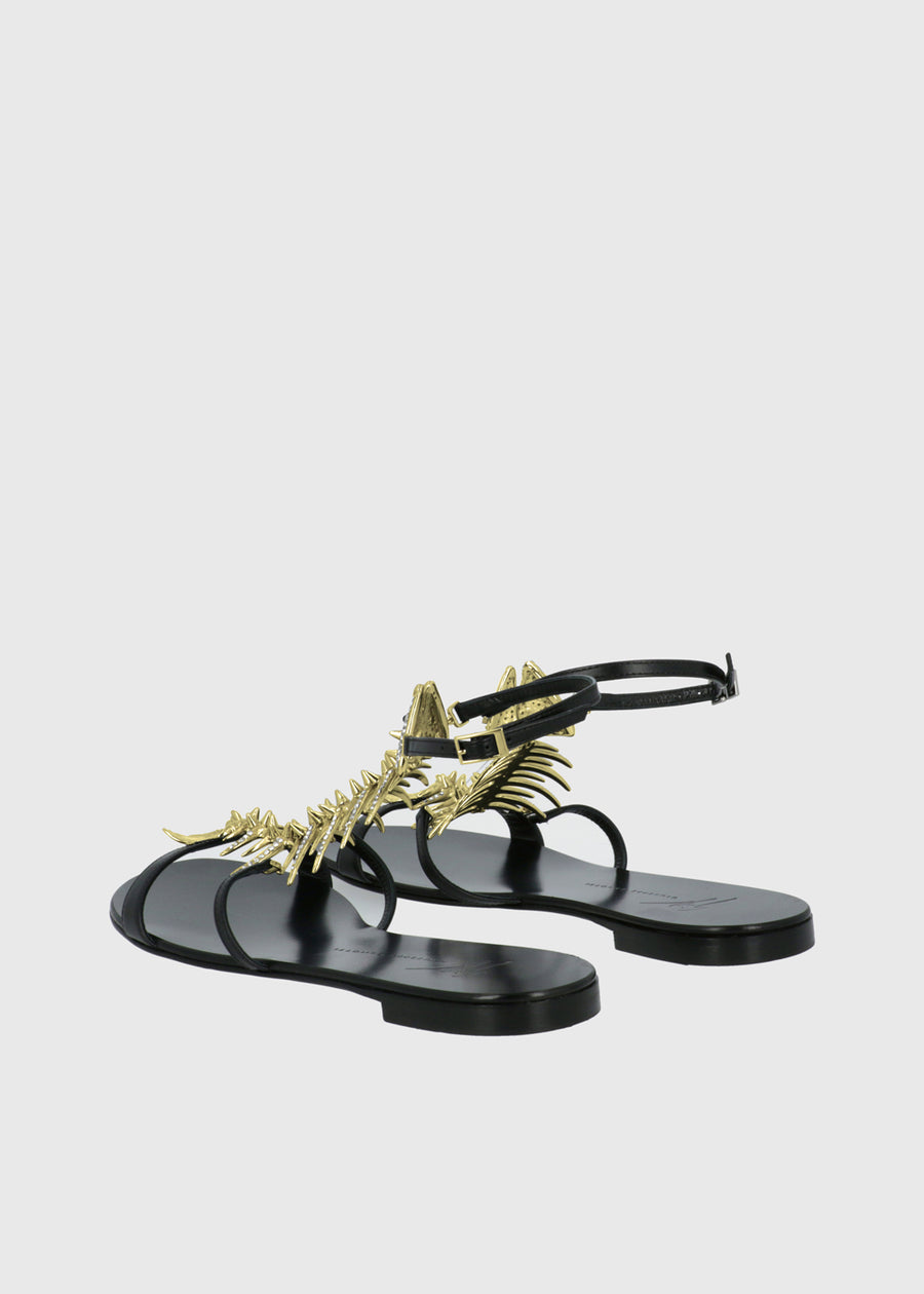 Giuseppe Zanotti Sandalias Planas Fishbone GSZ-E600029