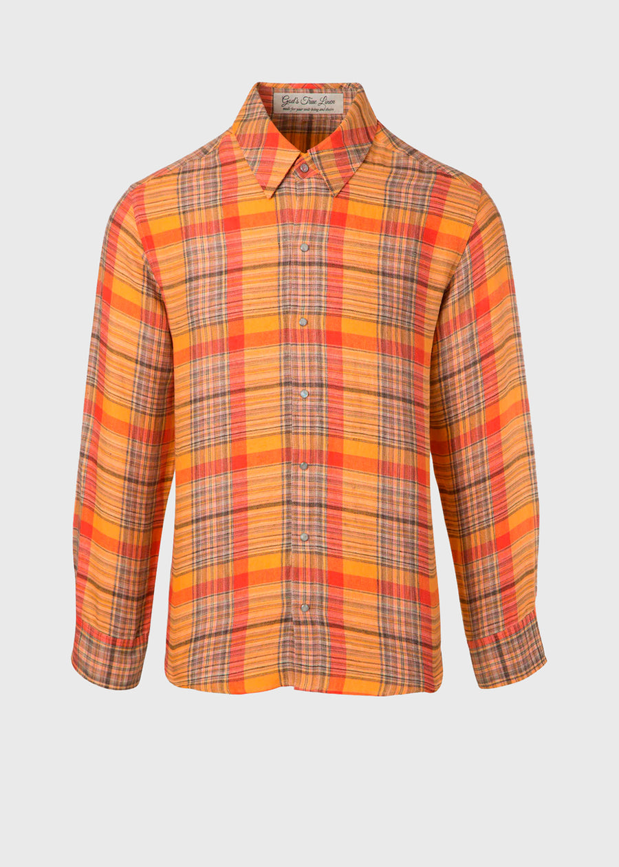 GODS TRUE CASHMERE Camisa de cuadros GTC-U1208TWP