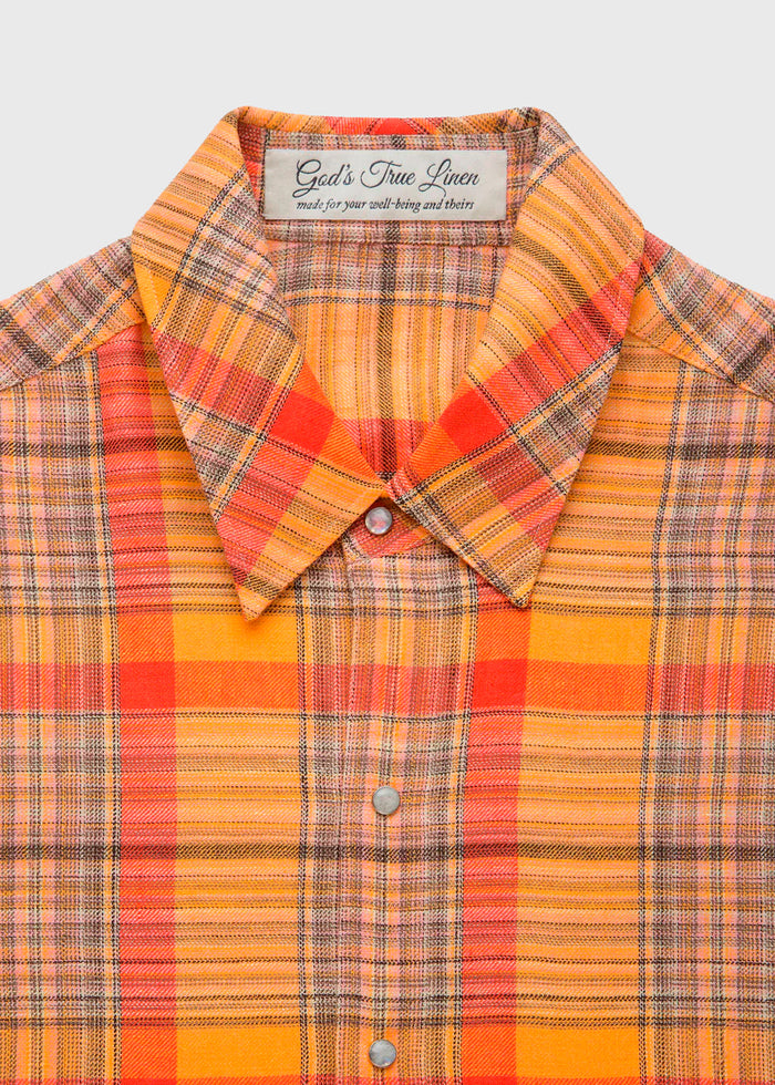 GODS TRUE CASHMERE Camisa de cuadros GTC-U1208TWP