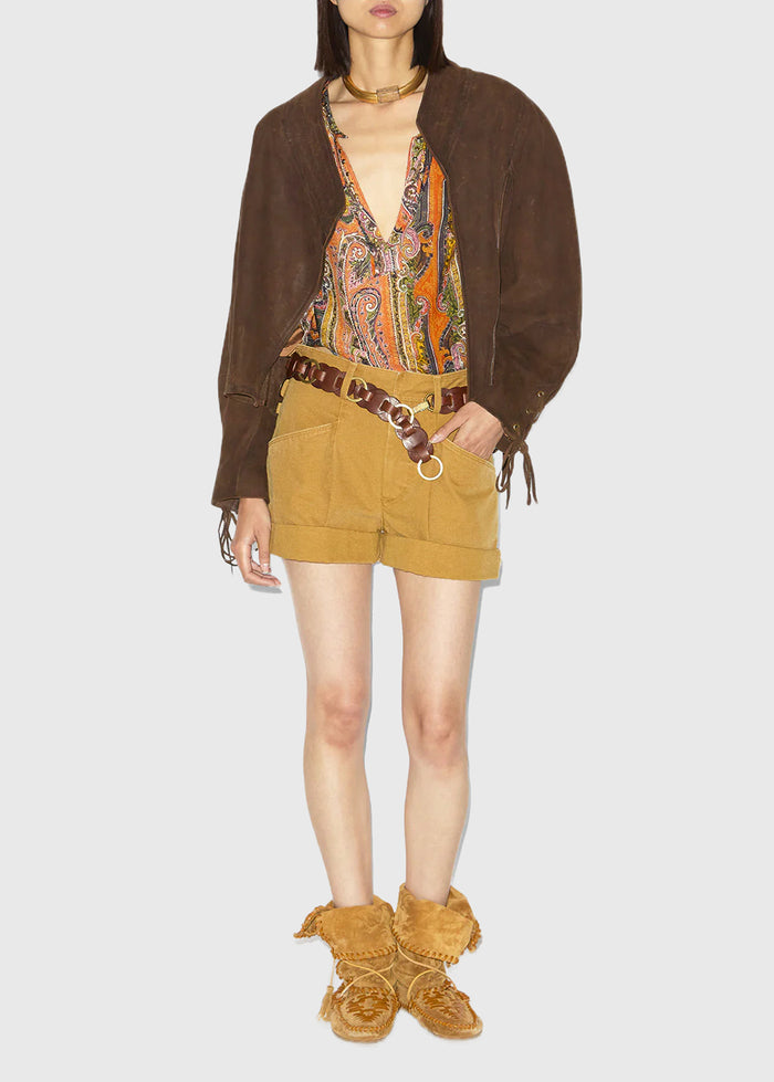 ISABEL MARANT Shorts de talle alto Fairy ISM-FAIRY