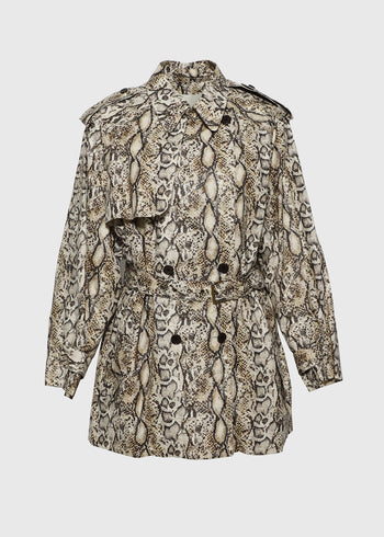 ISABEL MARANT Gabardina Estampada ISM-FRANNY