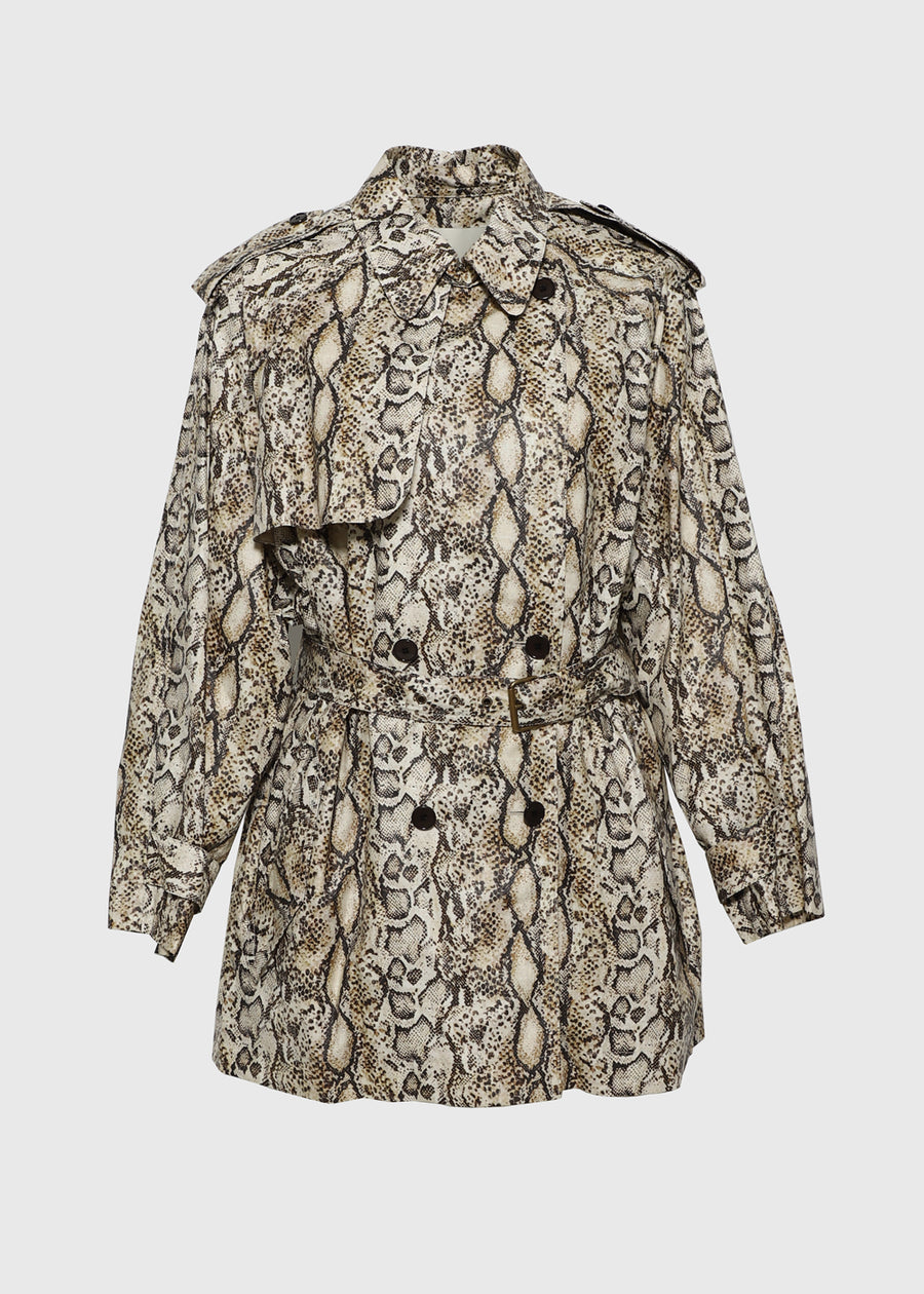 ISABEL MARANT Gabardina Estampada ISM-FRANNY