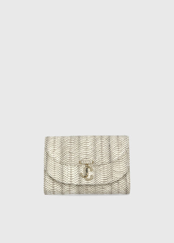 Jimmy Choo Bolso Avenue Curve snake-effect leather JCH-AVNCURCL