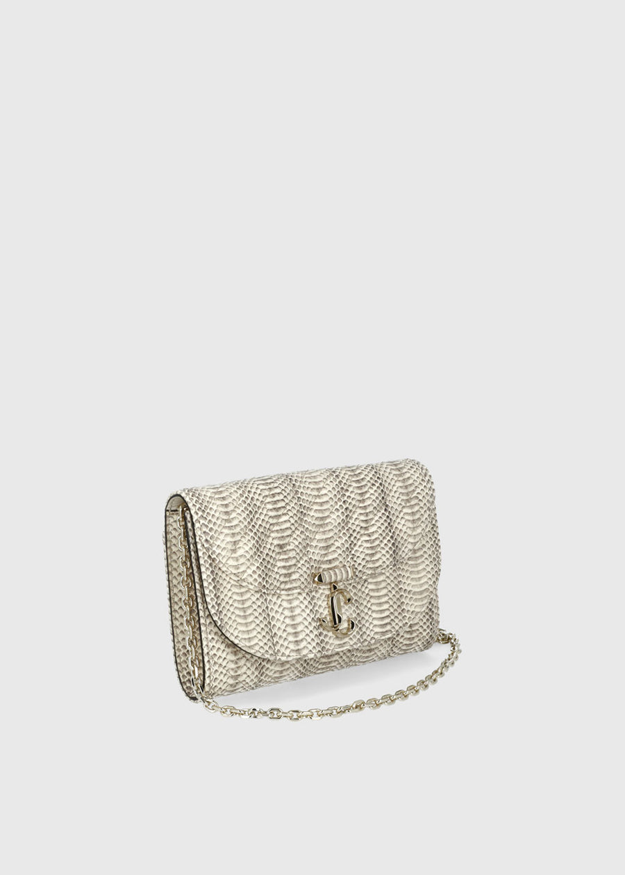 Jimmy Choo Bolso Avenue Curve snake-effect leather JCH-AVNCURCL
