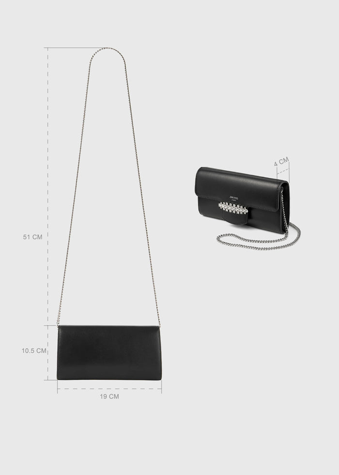 Jimmy Choo Clutch Bing Wallet chain JCH-BINGWACH