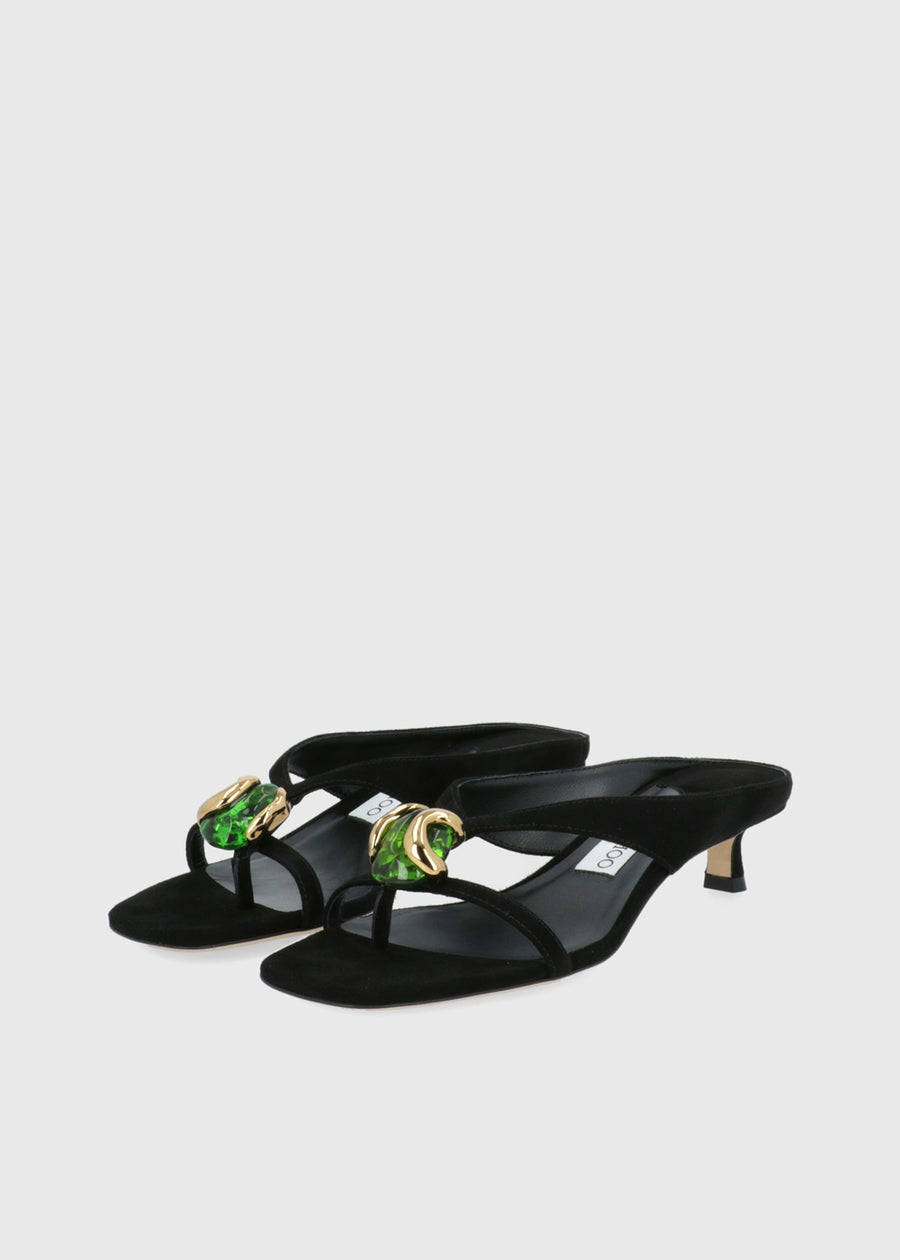 Jimmy Choo Mules Emeri Stone JCH-EMERST35