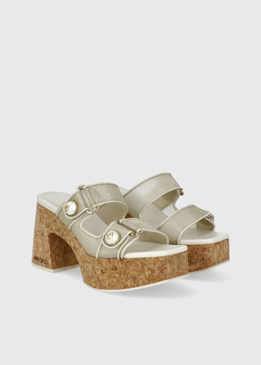 Jimmy Choo Sandalia Plataforma Fayence JCH-FAYENW95