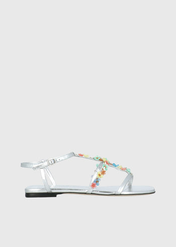 Jimmy Choo Sandalia plana Gwyn Daisy JCH-GWYNDAFL
