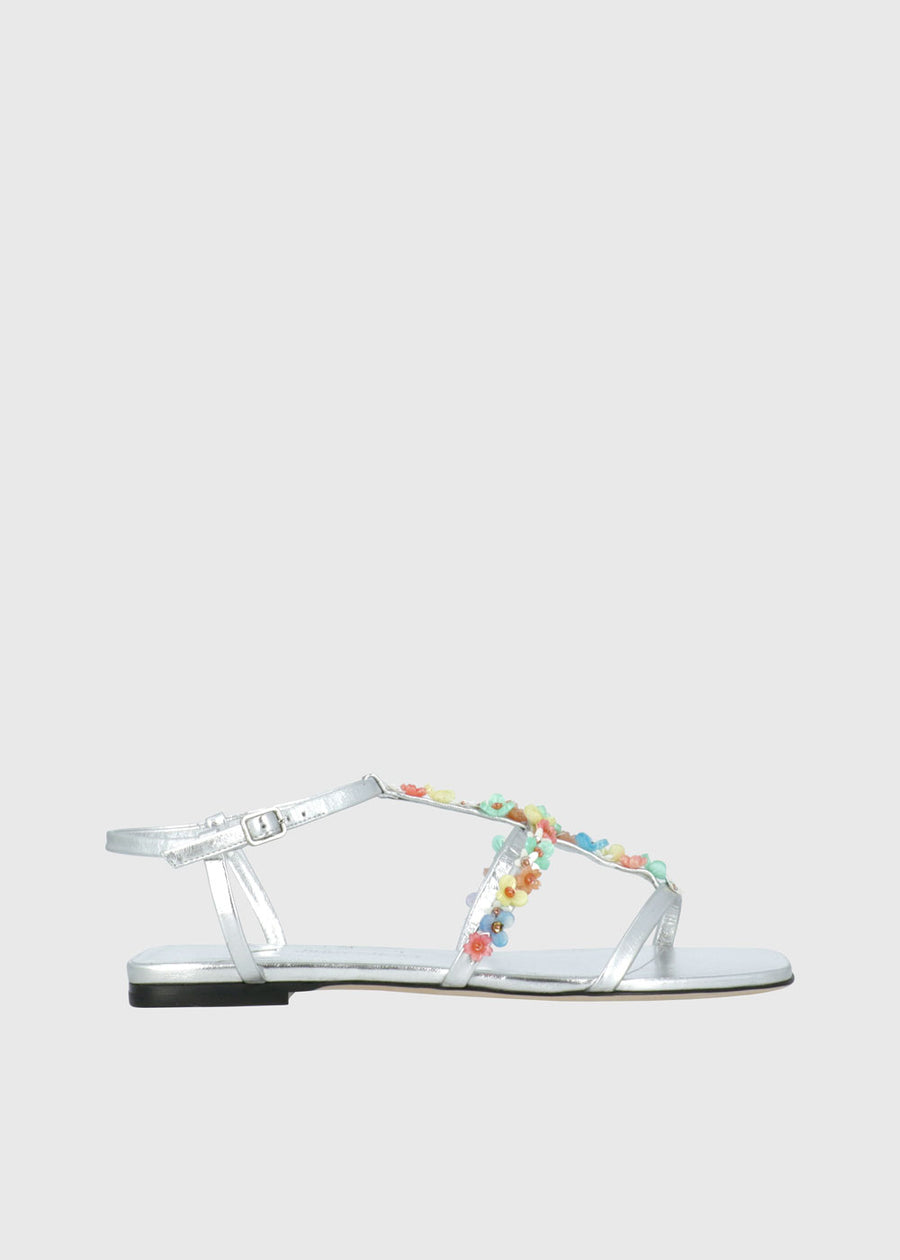 Jimmy Choo Sandalia plana Gwyn Daisy JCH-GWYNDAFL