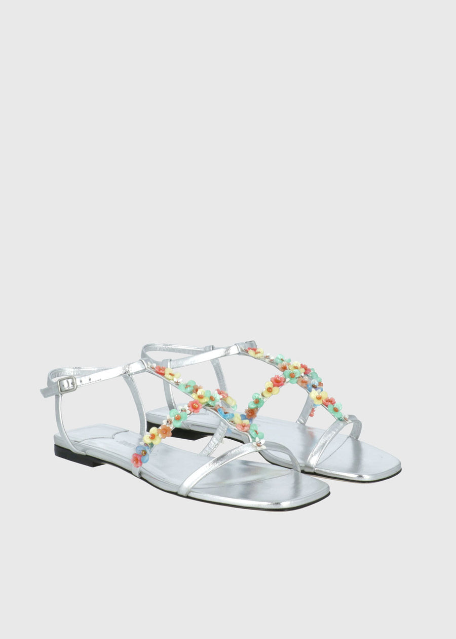 Jimmy Choo Sandalia plana Gwyn Daisy JCH-GWYNDAFL