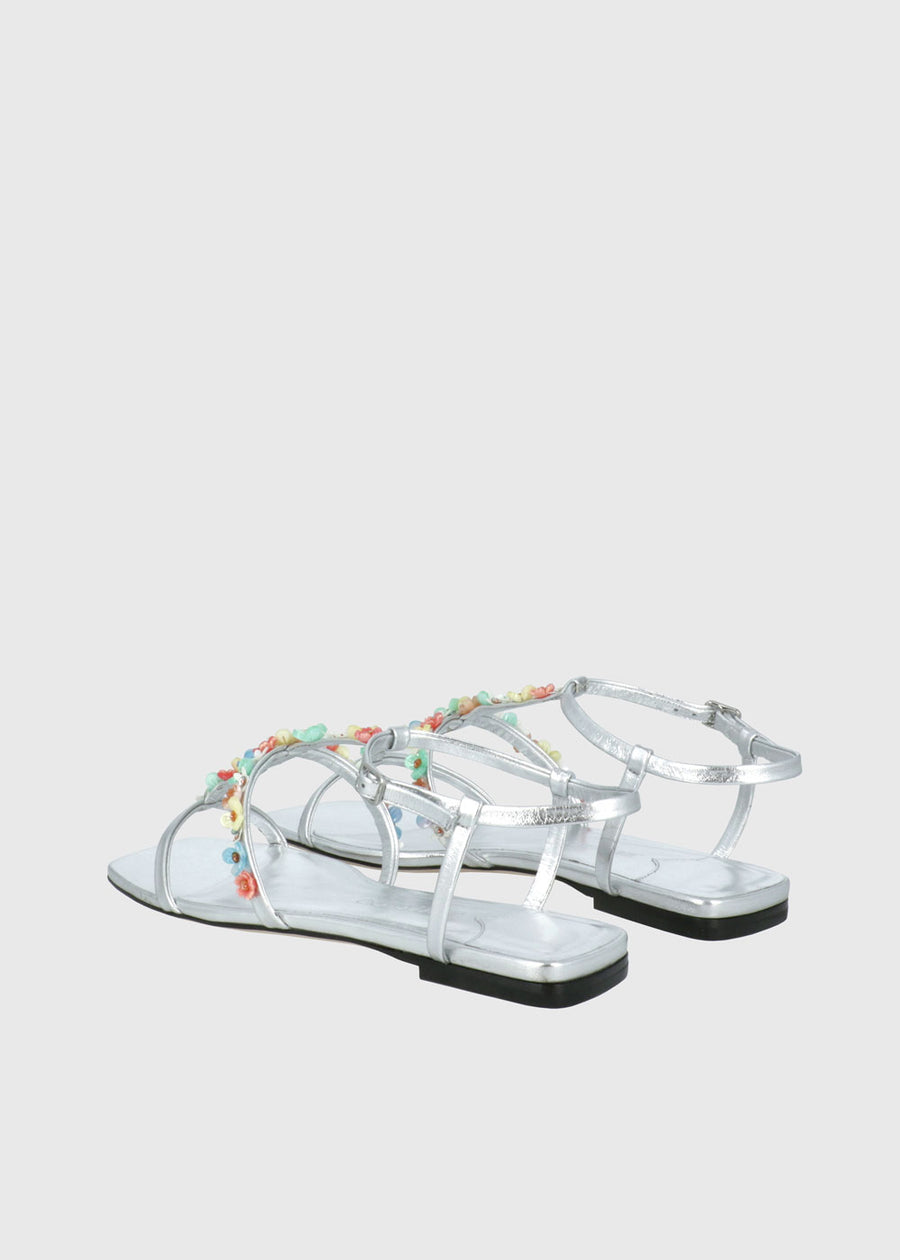 Jimmy Choo Sandalia plana Gwyn Daisy JCH-GWYNDAFL