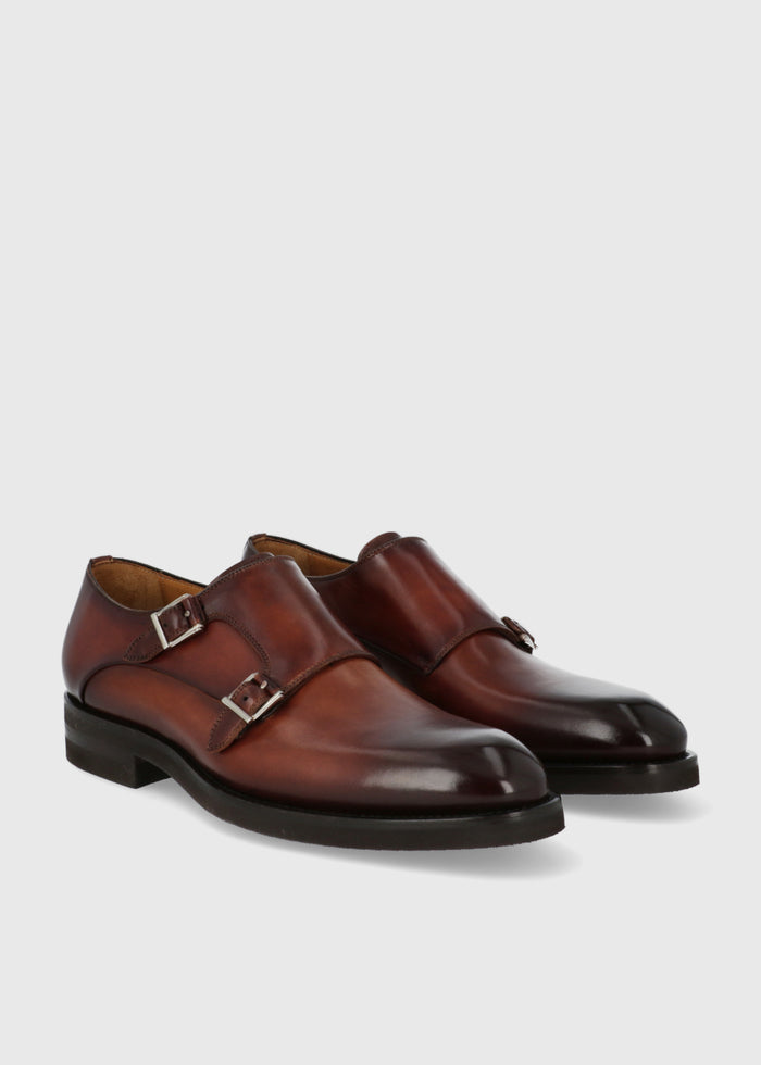 Magnanni Zapatos Monk con dos hebillas MGN-26034