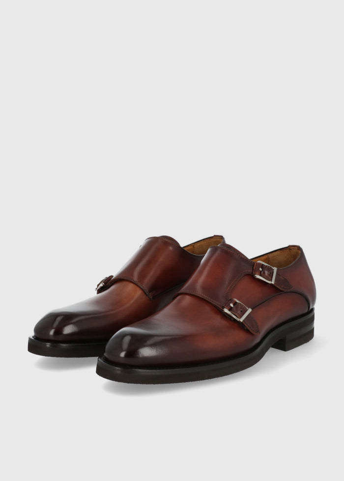 Magnanni Zapatos Monk con dos hebillas MGN-26034