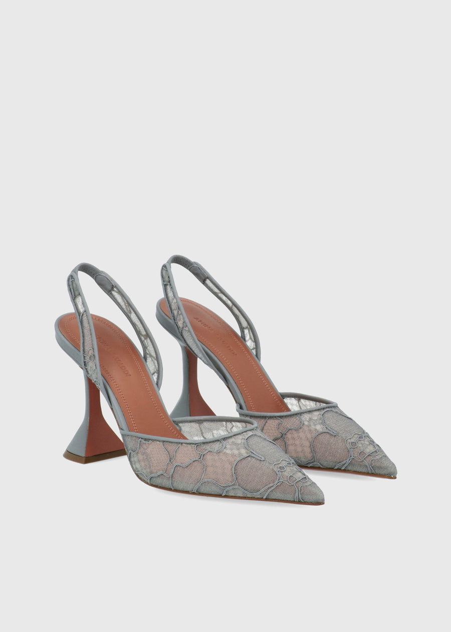Amina Muaddi Slingbacks Holli lace MMD-HOLLILAS