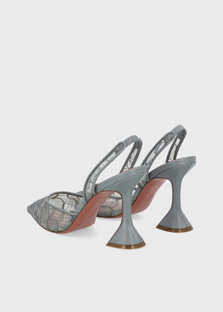 Amina Muaddi Slingbacks Holli lace MMD-HOLLILAS
