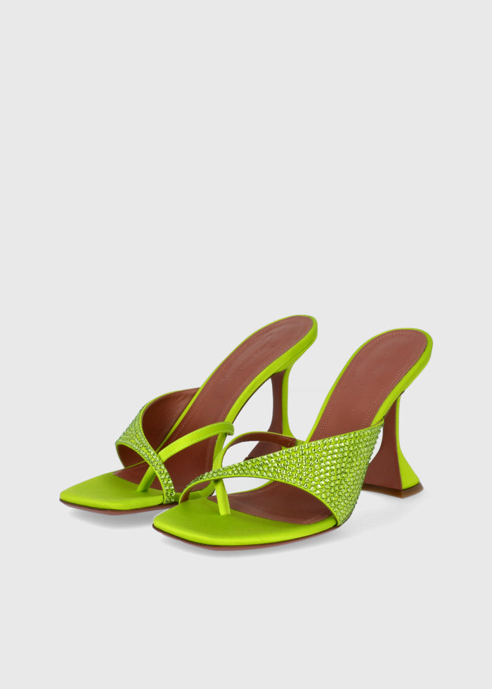 Amina Muaddi Sandalia Alta Shiona Slipper MMD-SHICRYSL