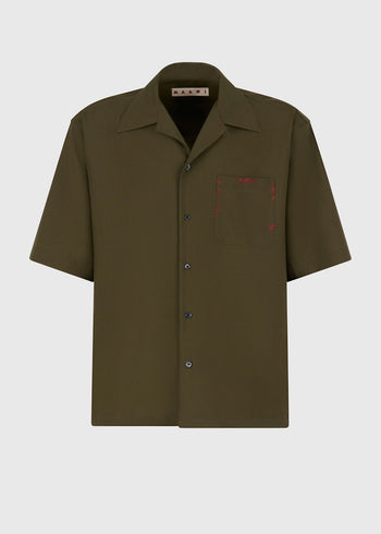 Marni camisa con estampado de líneas sinuosas MRI-CUMU0054