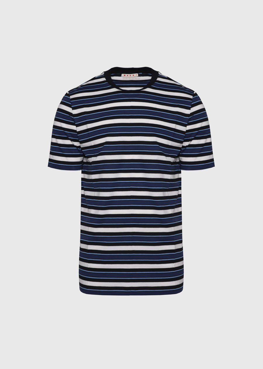 Marni T-Shirt con estampado de logo distorsionado MRI-HUMU0198