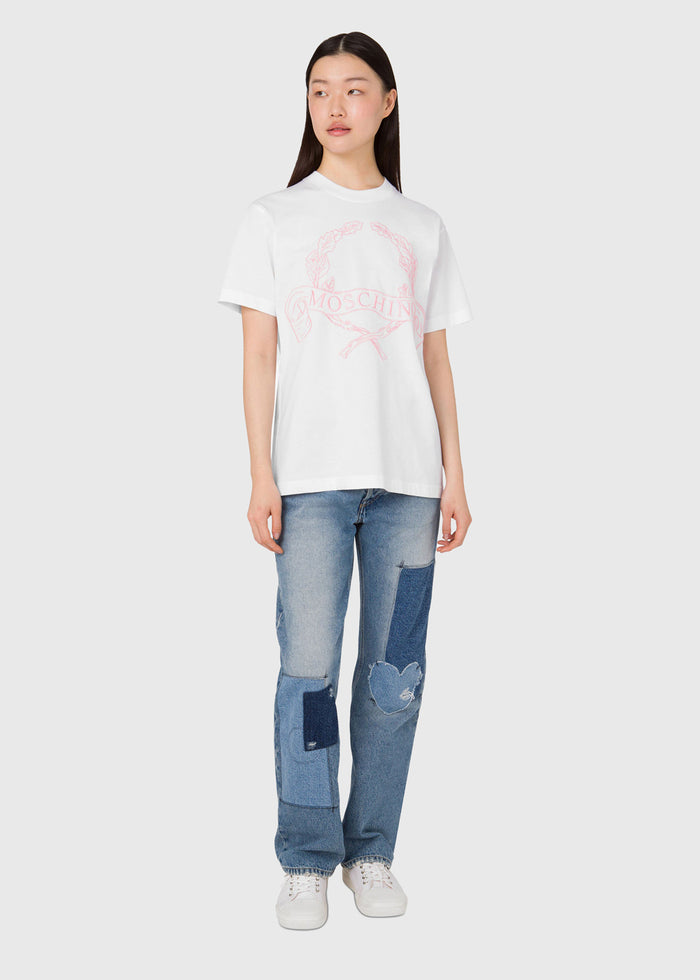Moschino T-Shirt estamapada MSC-2EA0712
