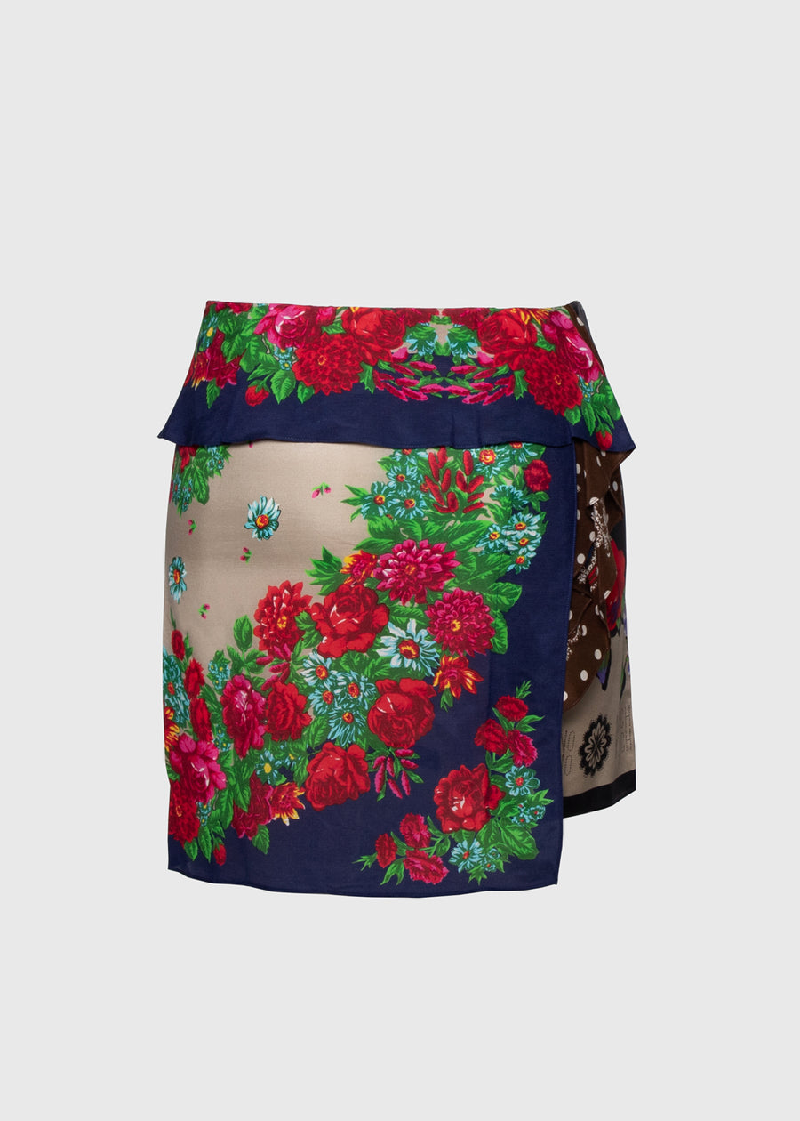 MOSCHINO Falda patchwork MSC-A0108
