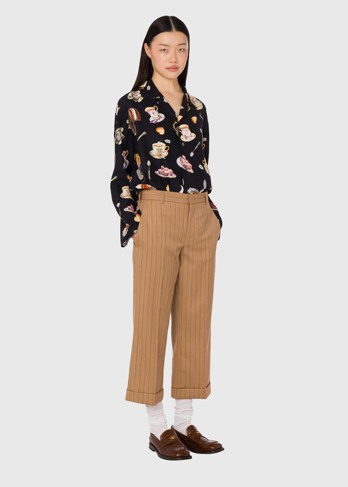 Moschino Camisa patchwork MSC-A0236