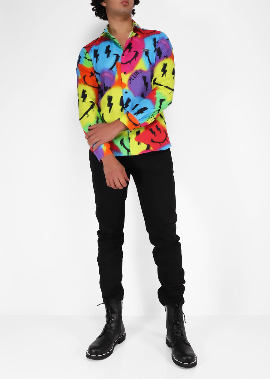 Moschino Pantalón estampado Painting MSC-A0346