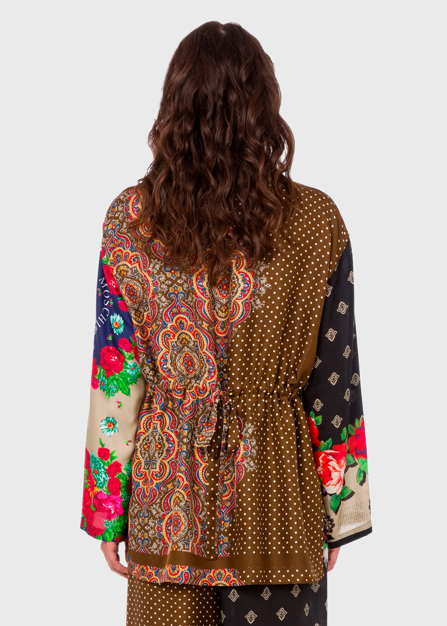 MOSCHINO Camisa patchwork MSC-EA0212