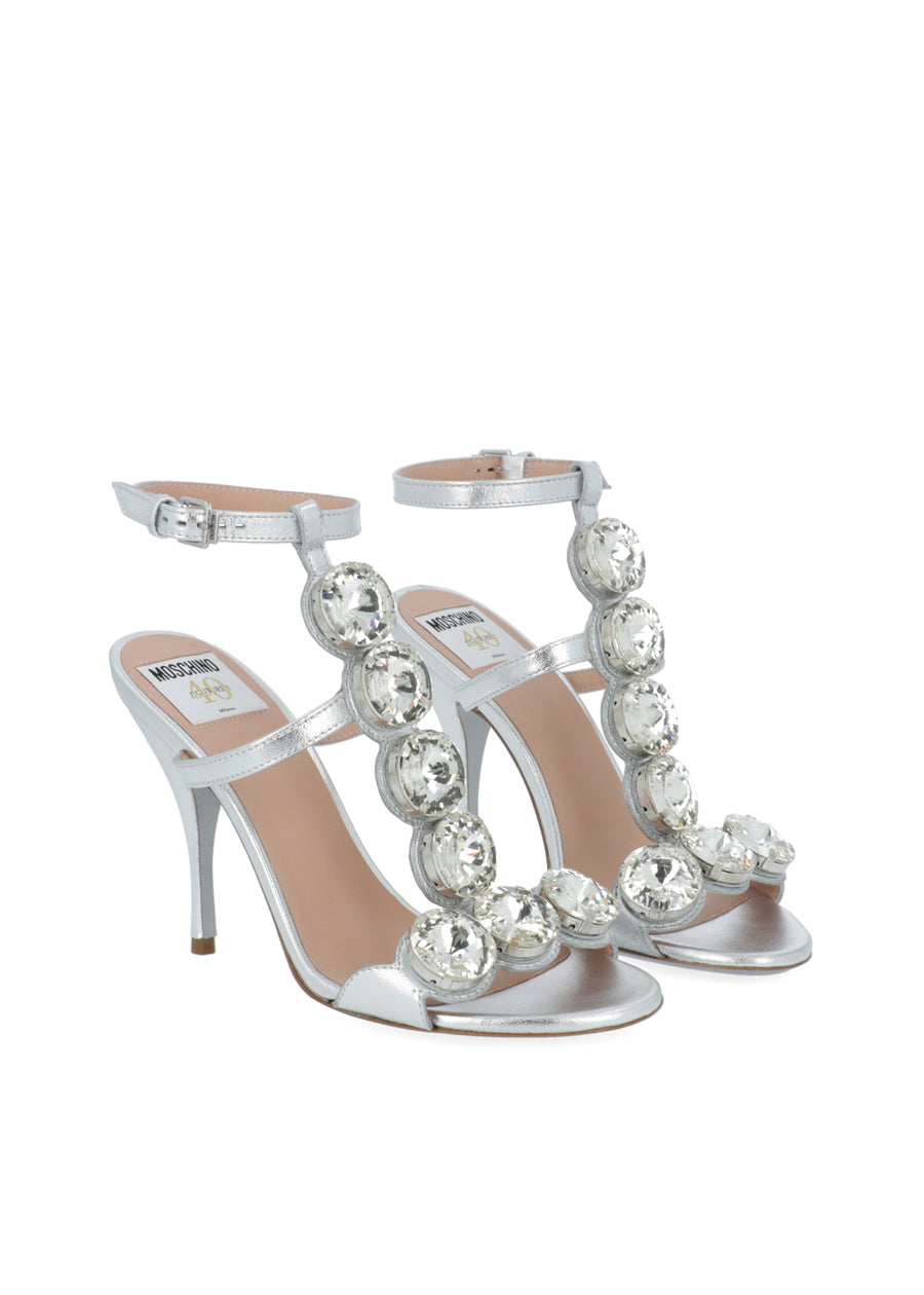 Moschino Sandalias altas de Gemas MSC-MA1638A
