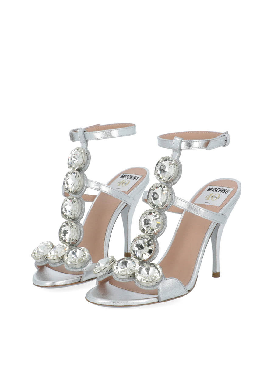 Moschino Sandalias altas de Gemas MSC-MA1638A